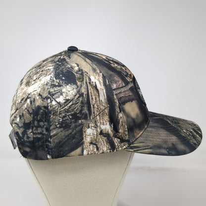 Fastenal Baseball Cap Brown One Size Camo Industrial Workwear Patch Hat