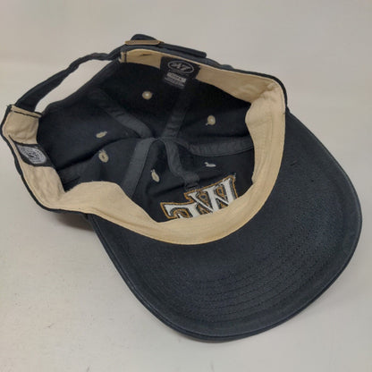 '47 Brand Men's Slideback Hat Black OSFA Embroidered Wake Forest Deacons Logo