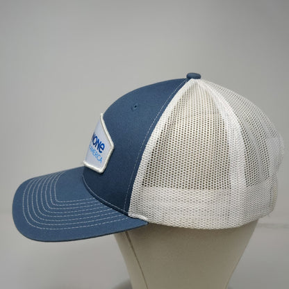 Outdoor Cap Trucker Hat Blue One Size Danone North America Mesh Back Snapback