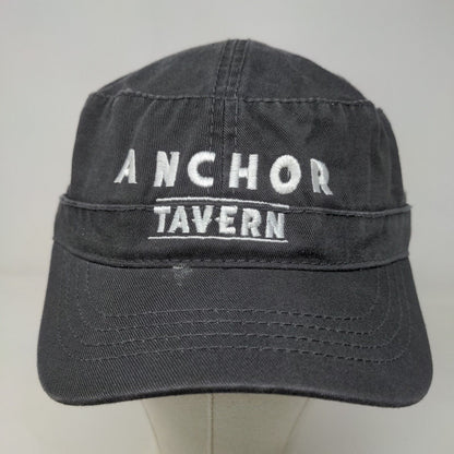 Otto Men's Strapback Hat Gray Size OSFM Embroidered Anchor Tavern Logo