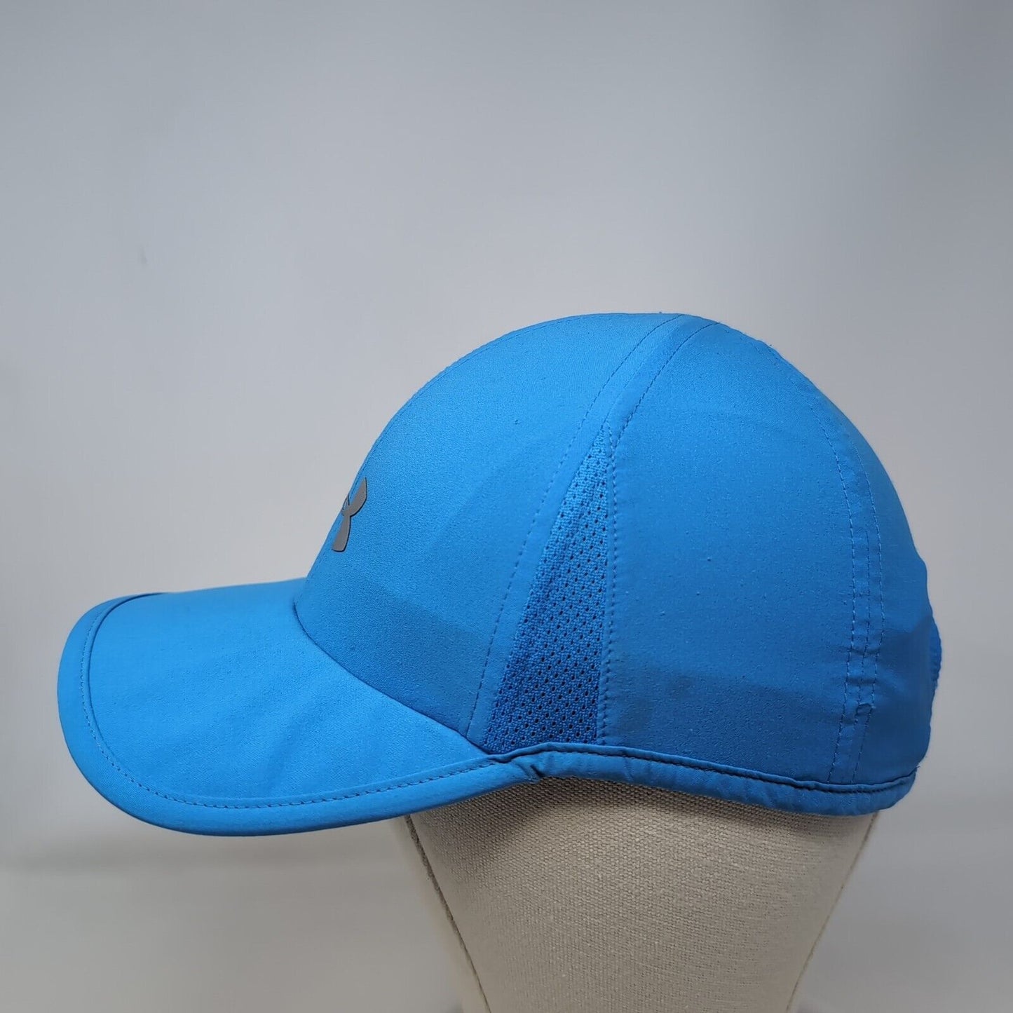 Under Armour Women's Strapback Hat Blue OSFA Adjustable Breathable 6 Panel