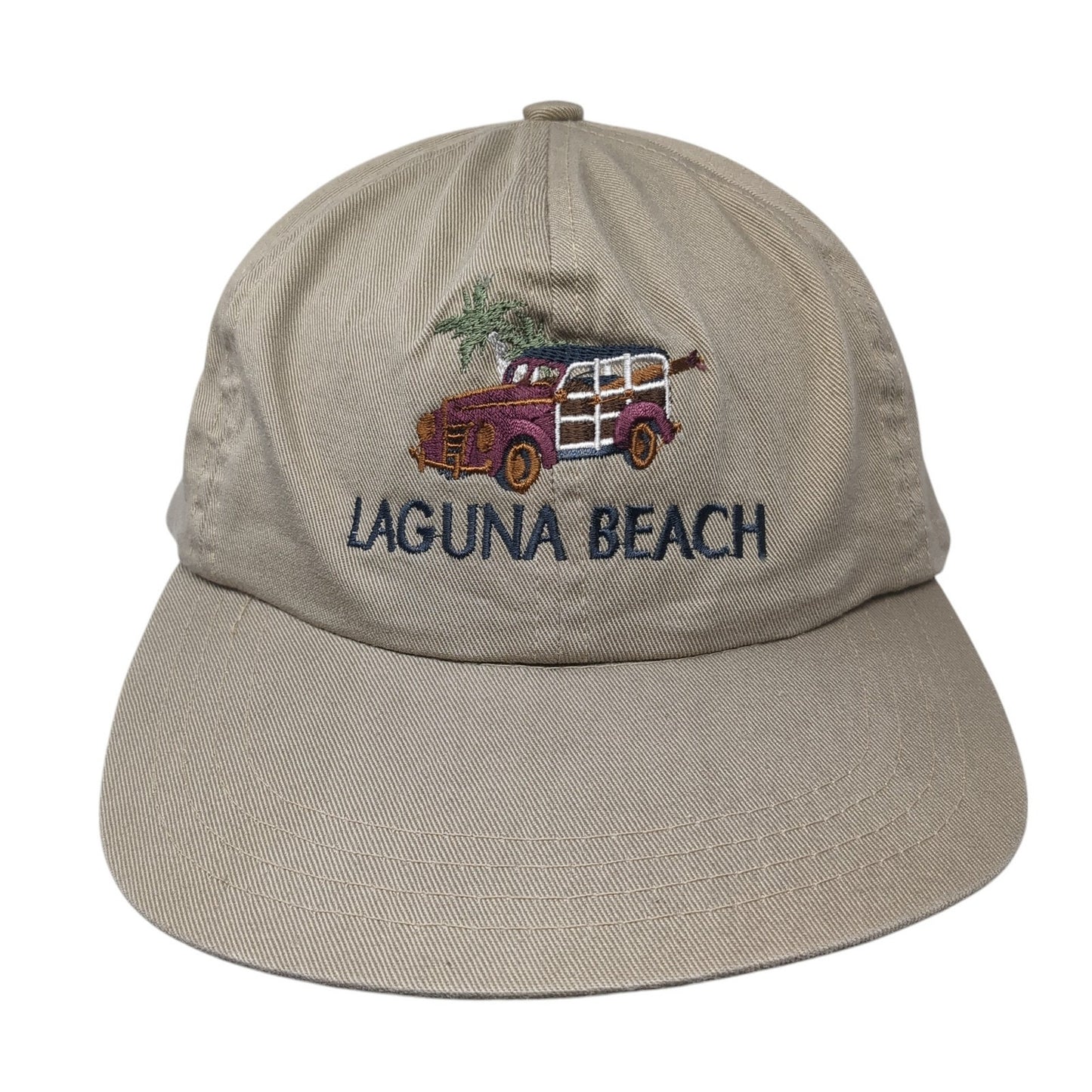 Laguna Beach Slideback Hat Brown One Size Adjustable Solid Camp David