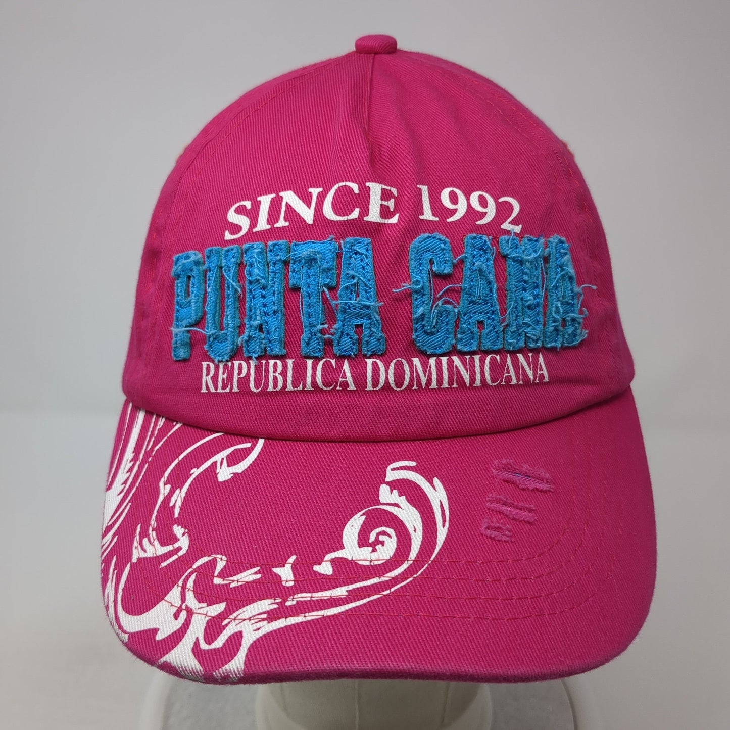 Punta Cana Republica Dominicana Strapback Hat Pink One Size Since 1992