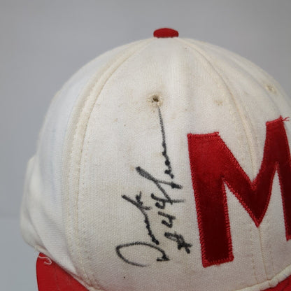Letter M Snapback Hat Multicolor One Size Adjustable Embroidered 6 Panel