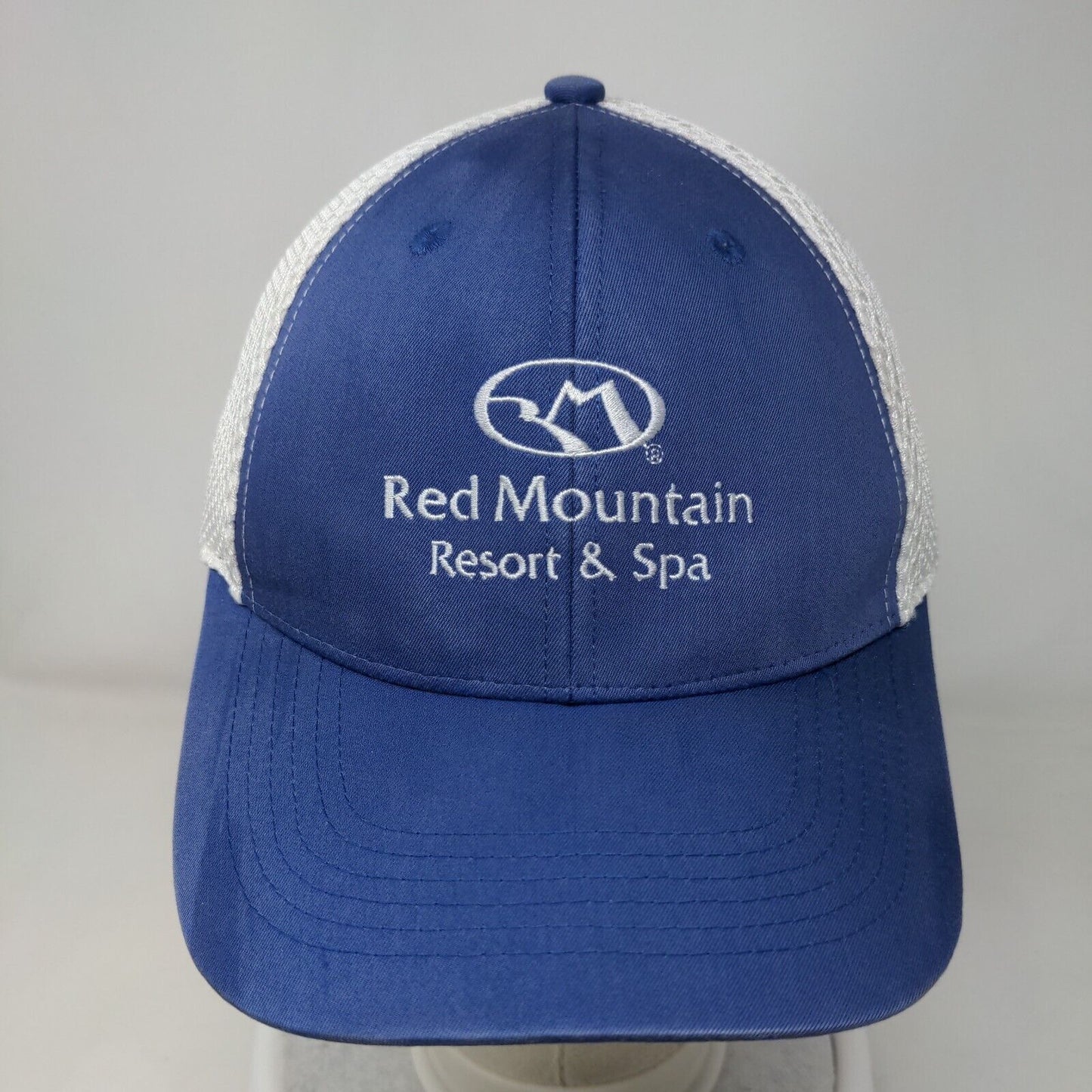 Red Mountain Resort & Spa Strapback Hat Blue One Size Gear For Sports