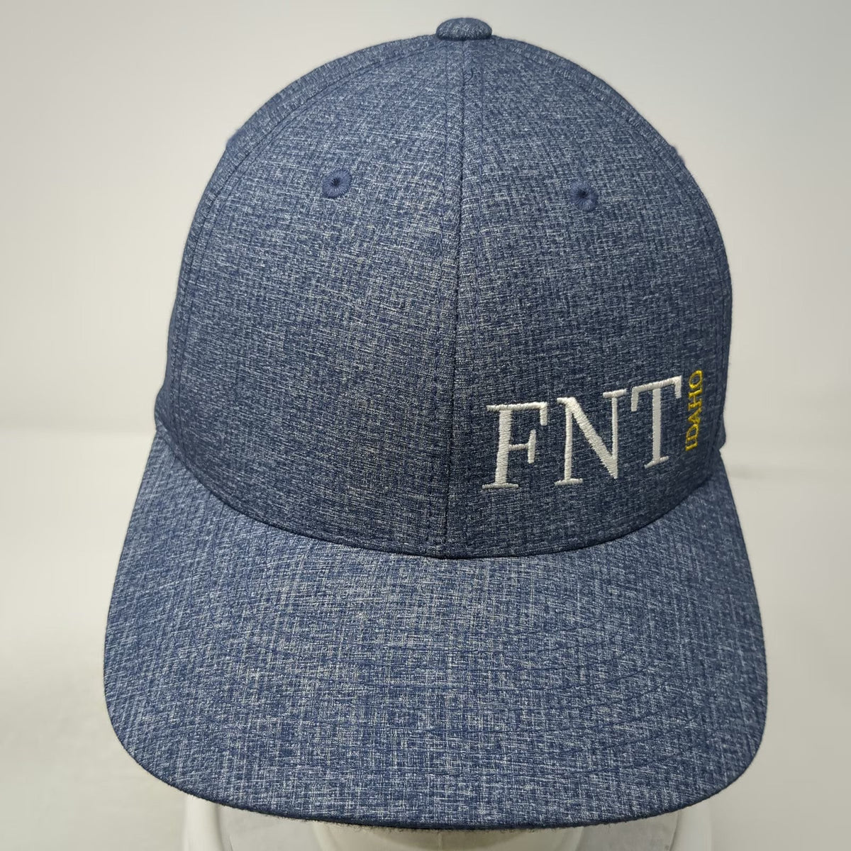Port Authority Snapback Hat Blue OSFM FNT Idaho Flexfit 110 Polyester Structured