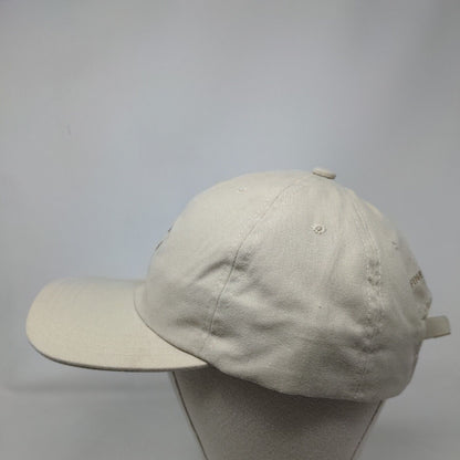 Finest Resorts.com Strapback Hat Tan One Size Adjustable Embroidered 6 Panel