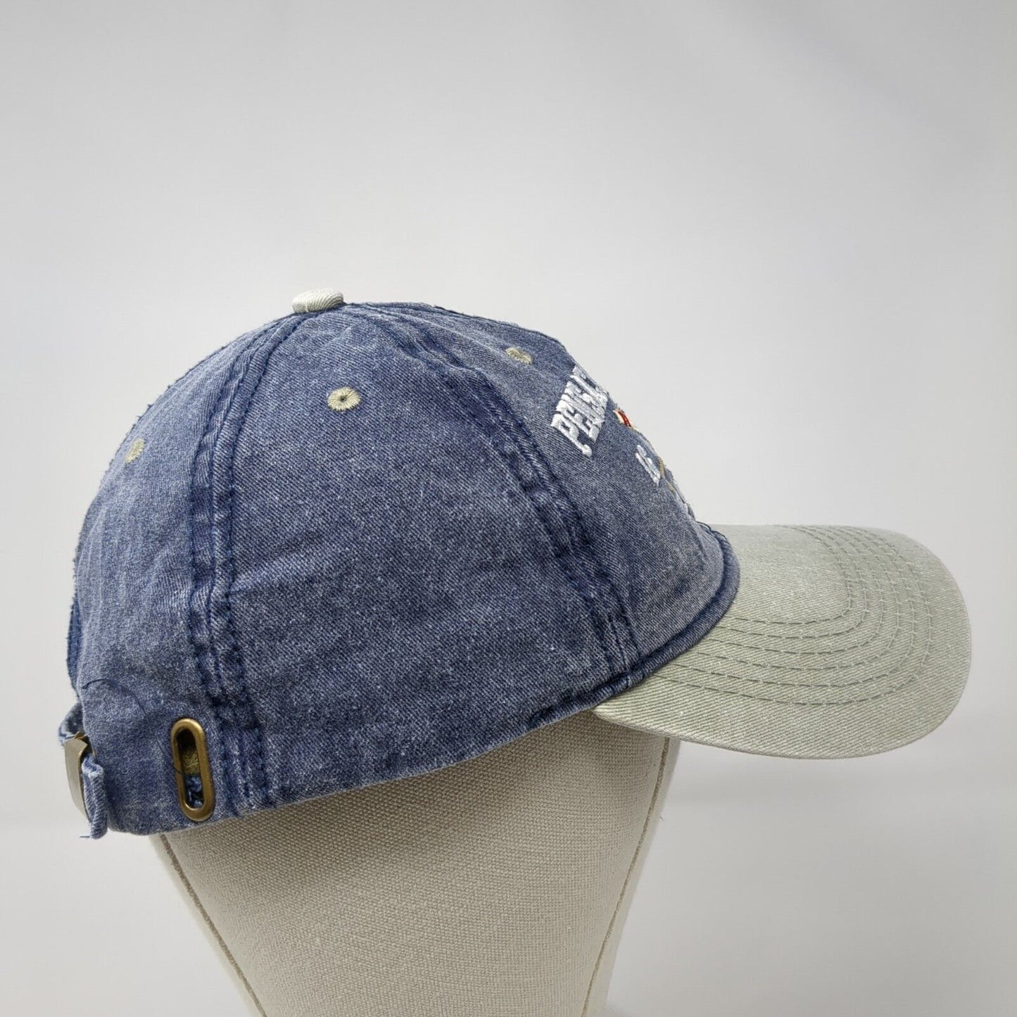 Pensacola Beach Florida 1686 Slideback Hat Blue One Size Embroidered