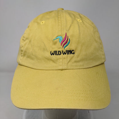 Wild Wing Slideback Hat Yellow One Size Mid Fit Adjustable Embroidered Ahead