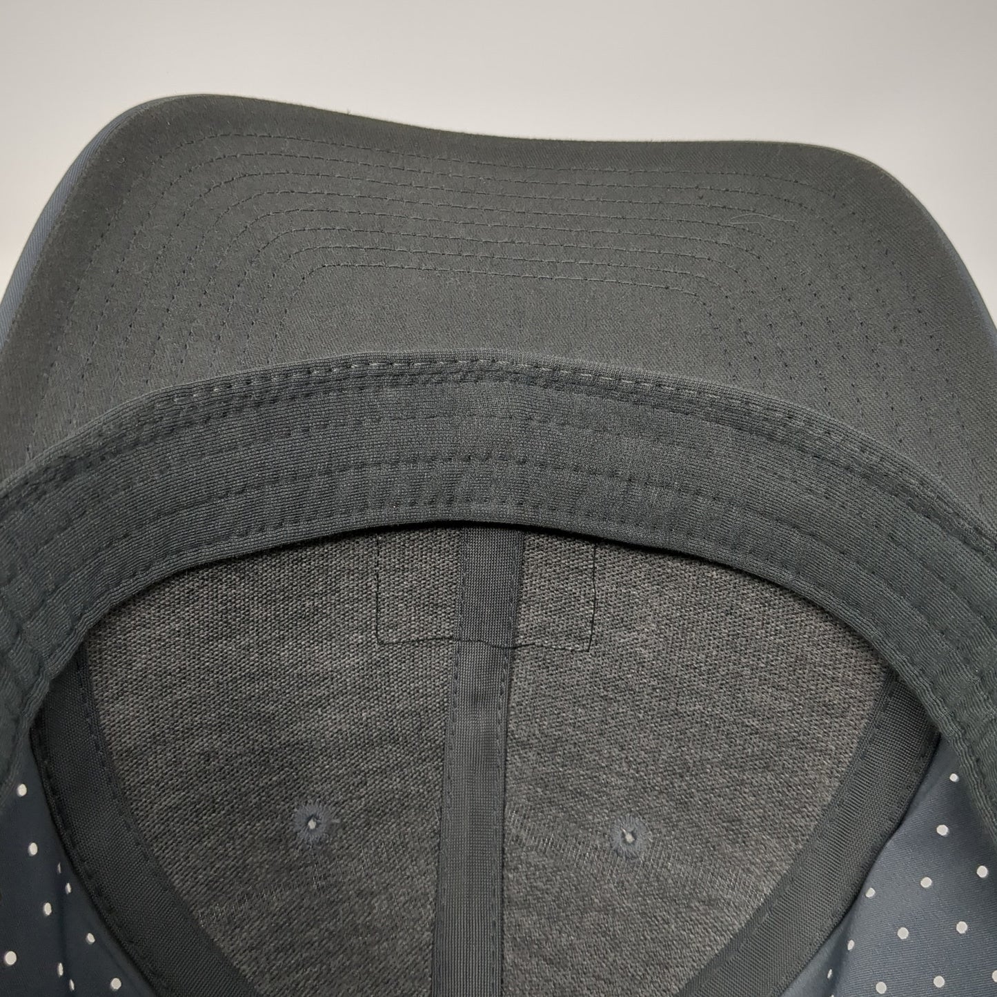 Richardson Patch Snapback Hat Gray Large Solid Adjustable Laser Cut