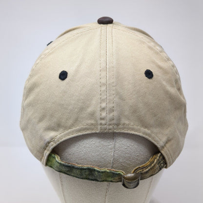 Sneekee Slideback Hat Tan One Size Adjustable Embroidered Hunting