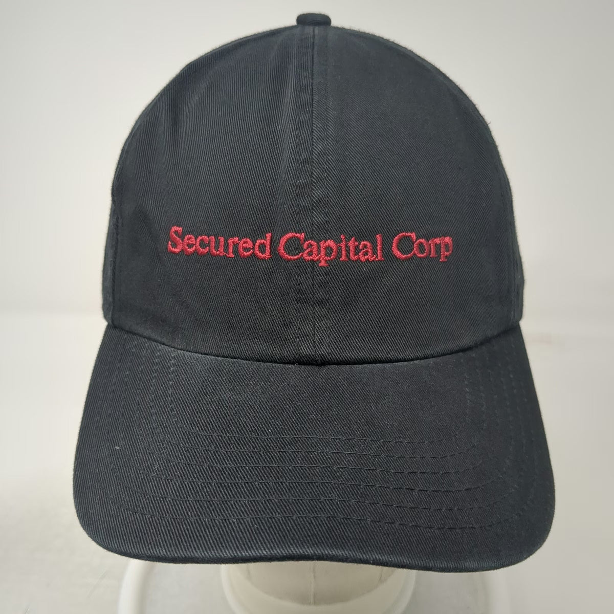 Baseball Cap Black One Size Secured Capital Corp Slideback Los Angeles Tokyo Hat