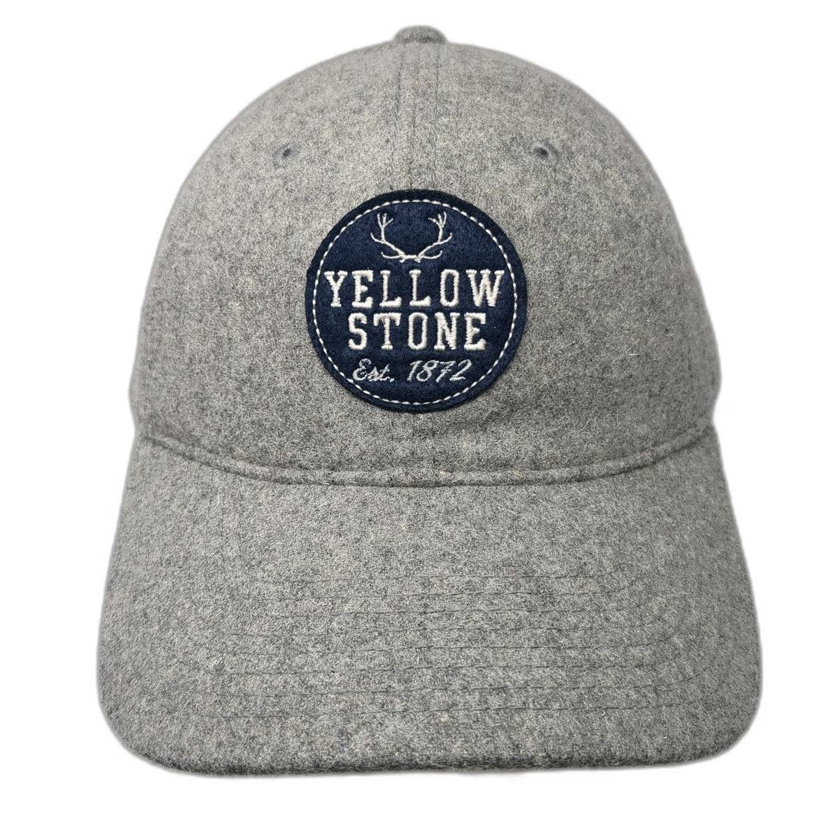 Champion Baseball Cap Gray One Size Yellowstone Montana Wool Strapback Hat