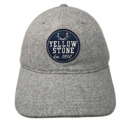 Champion Baseball Cap Gray One Size Yellowstone Montana Wool Strapback Hat