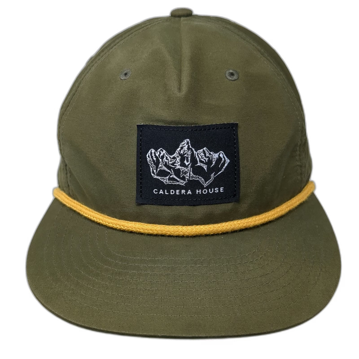 You Know. 5 Panel Green Hat One Size Jackson Hole WY Mountain Rope Snapback