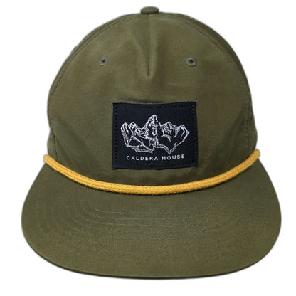 You Know. 5 Panel Green Hat One Size Jackson Hole WY Mountain Rope Snapback