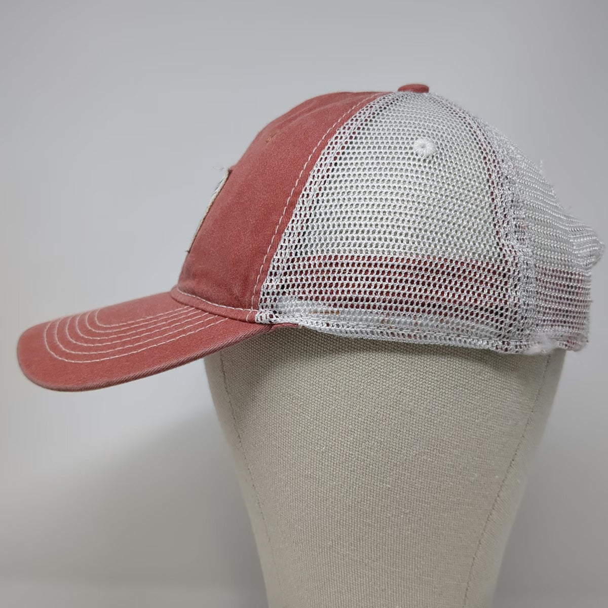 Ahead Baseball Cap Pink One Size Mesh Back Strapback Mermaid Mattapoisett 89 Hat