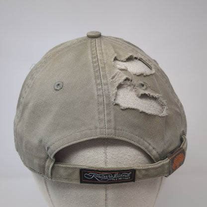 The Ocean Course Kiawah Slideback Hat Brown One Size Adjustable Ahead