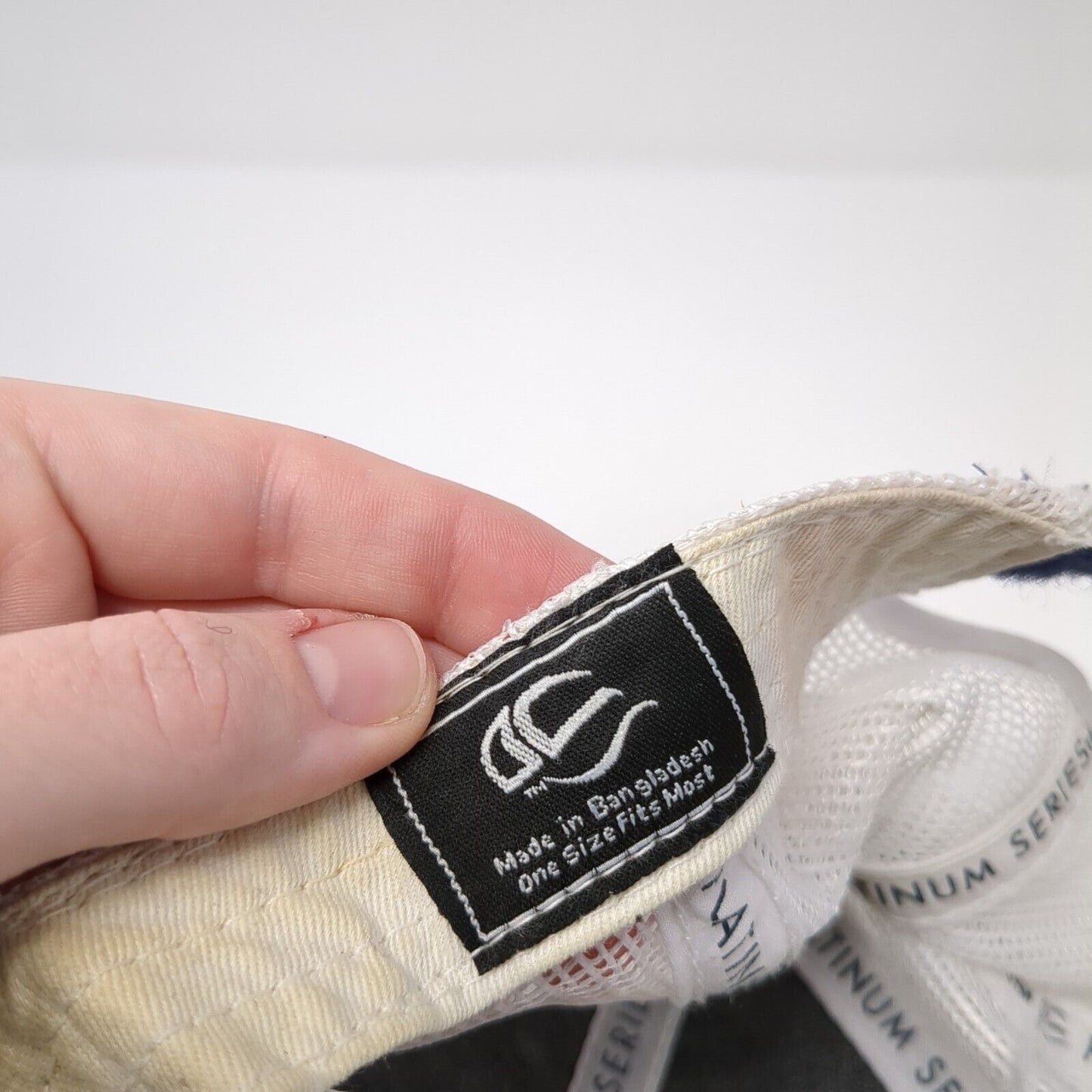 J & L Contracting LLC Strapback Trucker Hat Blue One Size Mesh Back