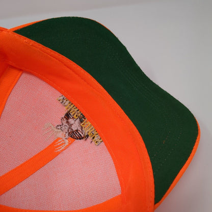 Young Bucks Outdoors Snapback Hat Youth Orange Adjustable Buckmasters