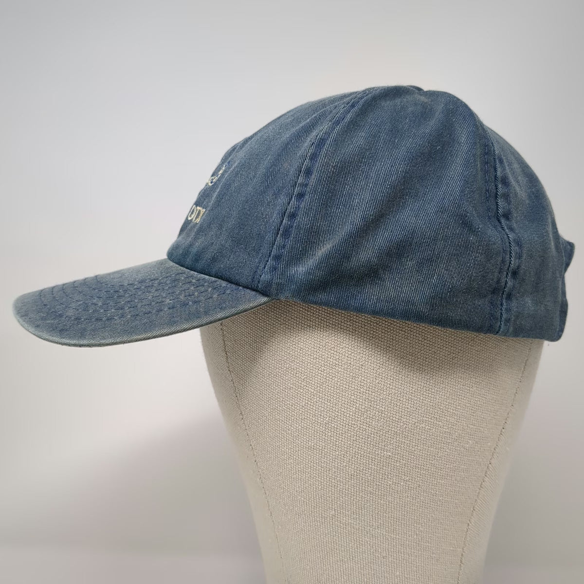 Cobra Caps Baseball Cap Blue OSFM Unstructured Slideback Cotton Hat REAL-e OTX