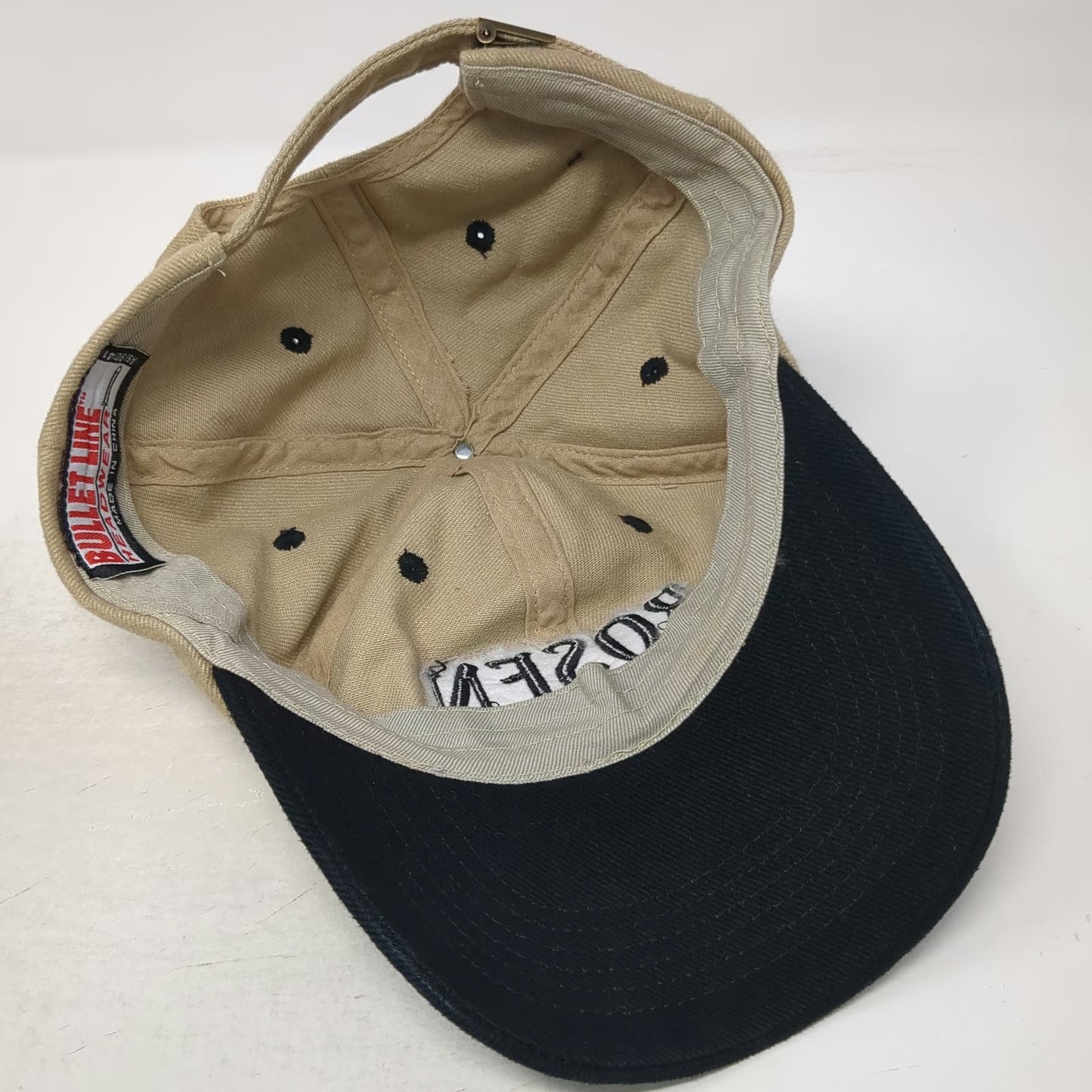Bullet Line Rosen of Colorado Baseball Cap Brown One Size Slideback Hat Khaki