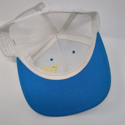 Idaho City Grocery Snapback Trucker Hat Blue OS Adjustable Mesh Back Richardson