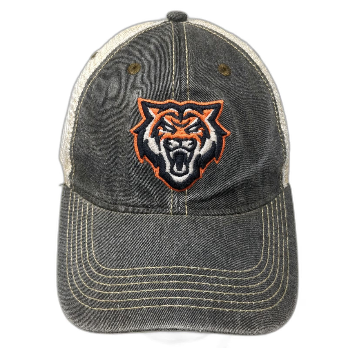 Legacy Auburn Tigers NCAA Trucker Hat Gray One Size Snapback Mesh Logo Hat
