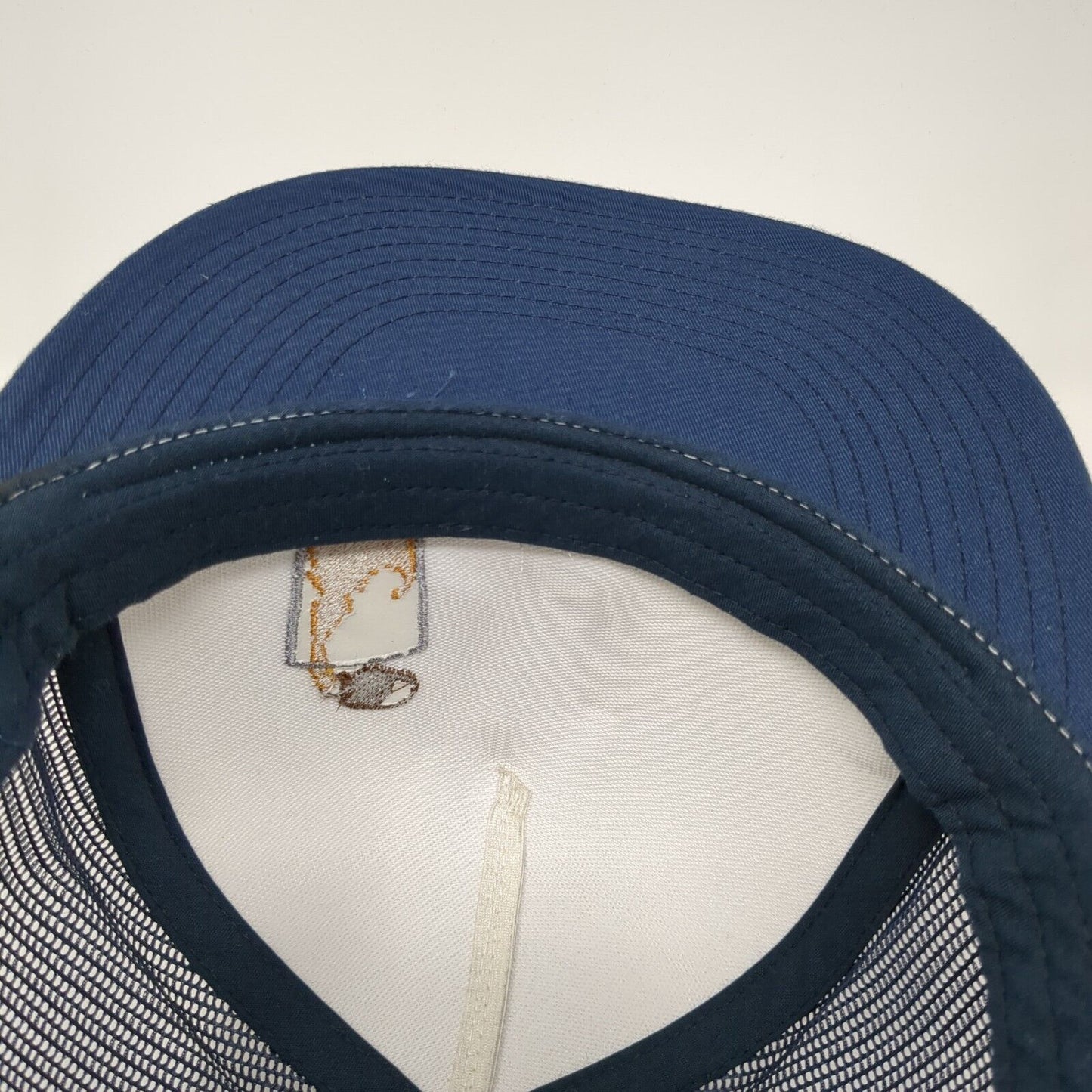 Drink Local Brew Snapback Mesh Back Trucker Hat Blue OSFA Yupoong