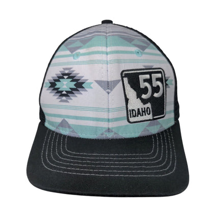 Idaho 55 Snapback Mesh Back Trucker Hat Multicolor One Size Aztec