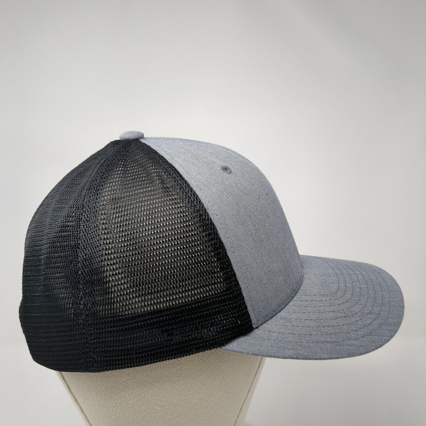 Jae Foundation Snapback Trucker Hat Gray OS Adjustable 110 Flexfit Mesh Back