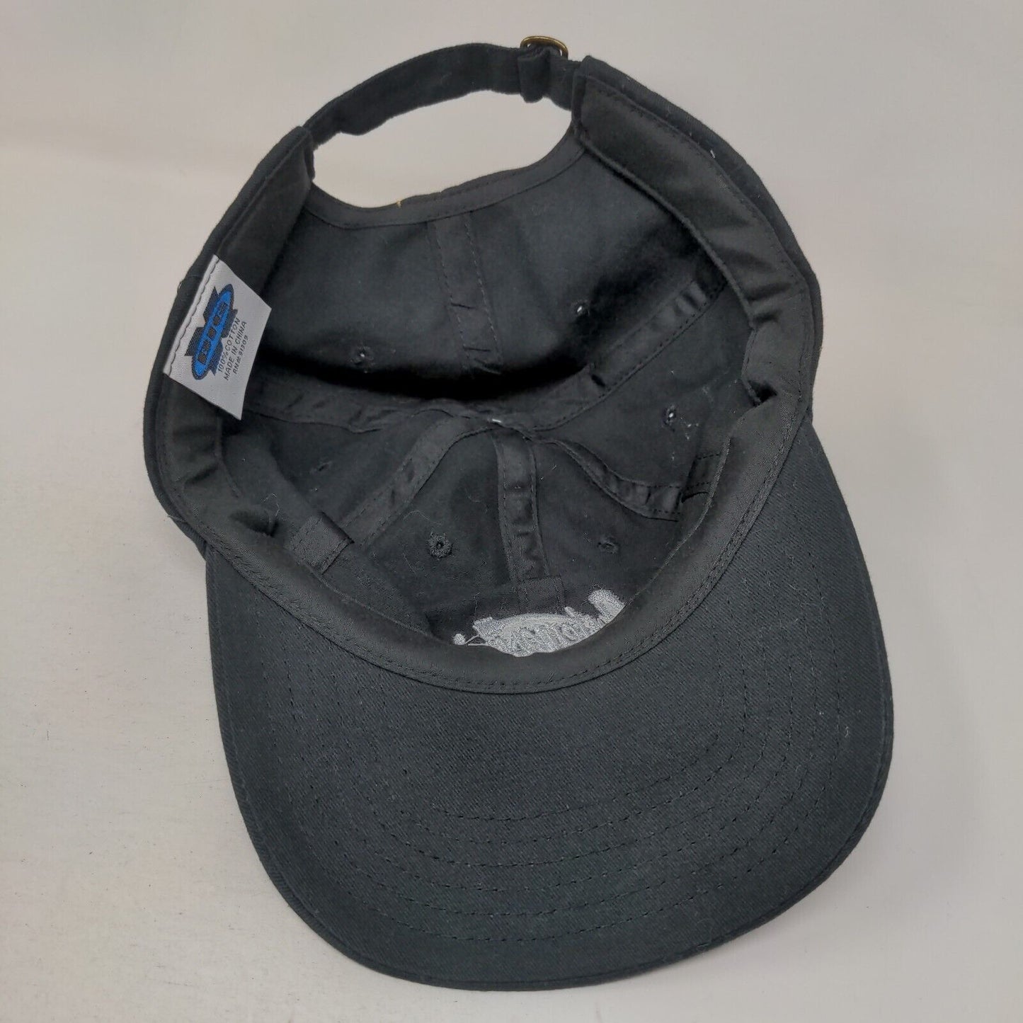 Antemesaris Slideback Hat Black One Size Embroidered Adjustable Big X