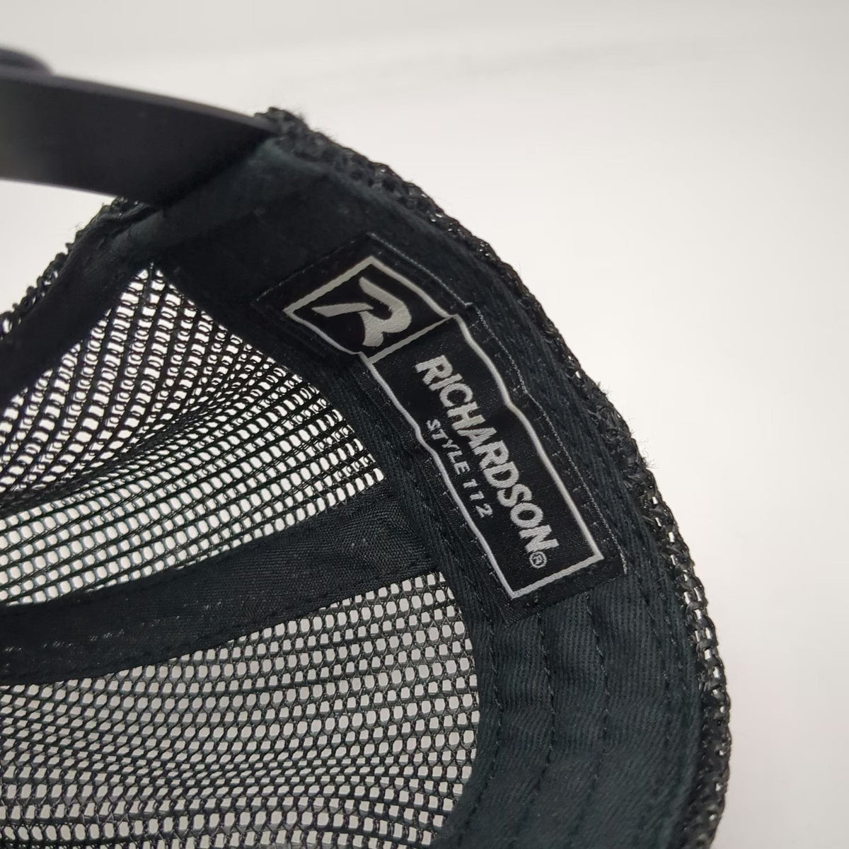 Richardson Trucker Hat Black One Size Googan Baits Mesh Snapback Fishing Tackle