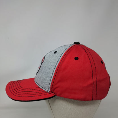 Cincinnati Reds Strapback Hat Red Gray Embroidered Mr. Redd Fox Sports Ohio MLB