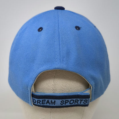 SJI Baseball Cap Blue One Size Native Pride USA Map Flag Feather Brim Hat