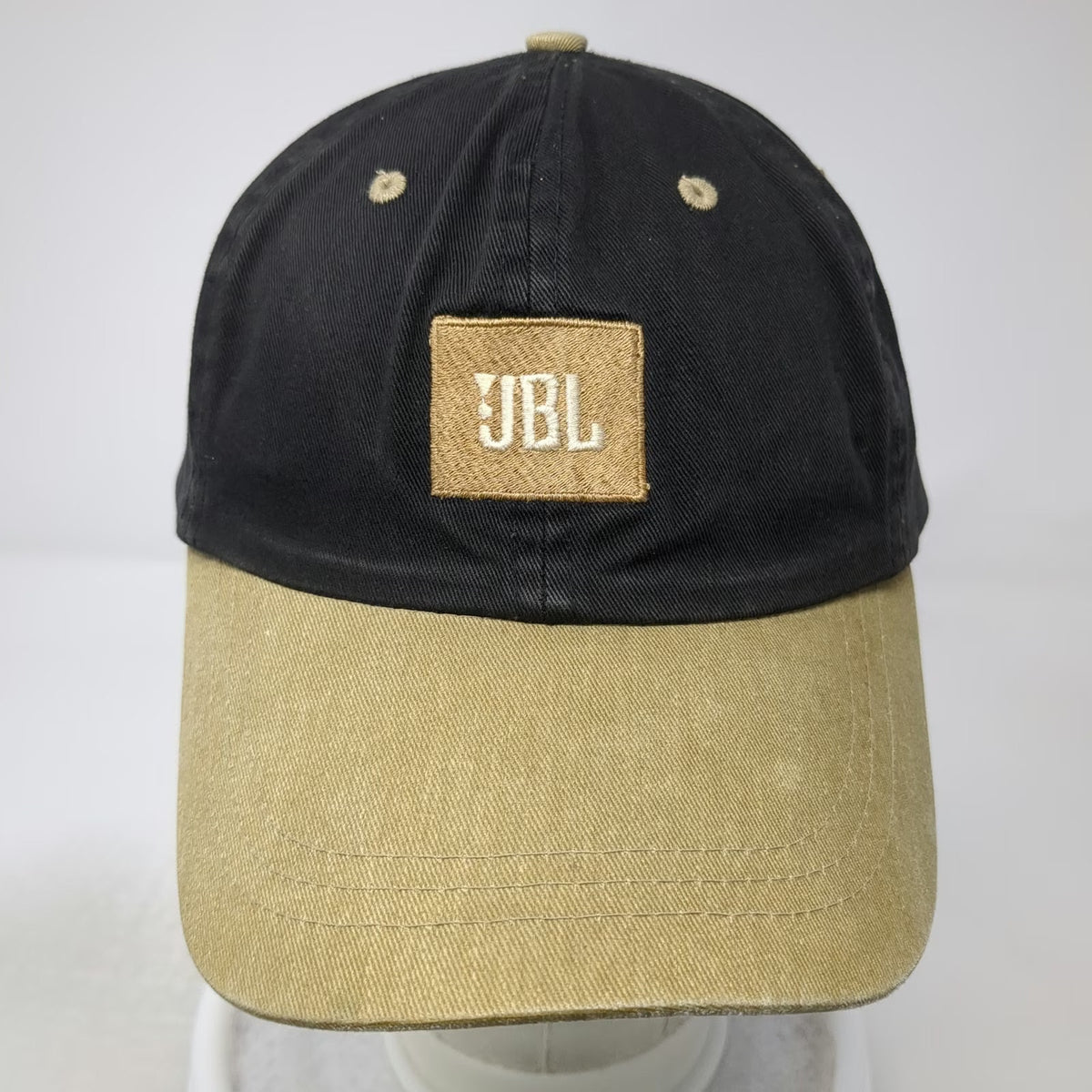 Ouray Sportswear Baseball Cap Black One Size JBL Logo Strapback 2-Tone Hat