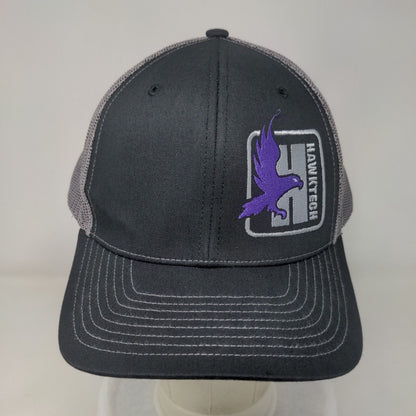 Hawktech Snapback Mesh Back Trucker Hat Black One Size Richardson