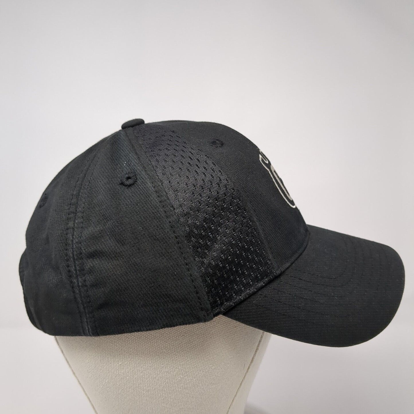 Husqvarna Strapback Hat Black One Size Adjustable Embroidered Port Authority