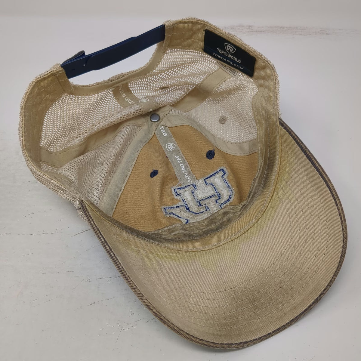 Top of the World Kentucky Wildcats NCAA Trucker Hat Blue Beige Gray One Size OS