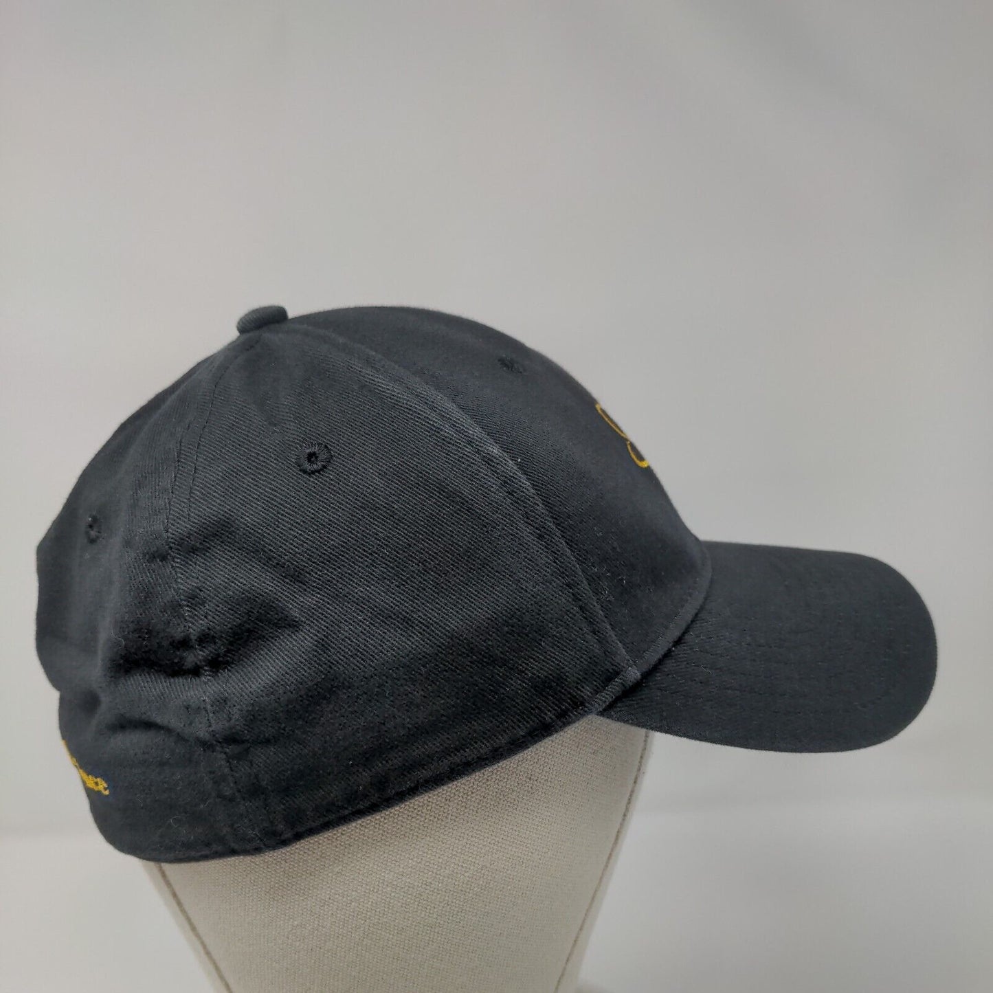 Denuke Fitted Hat Black M/L Embroidered 6 Panel Pro Flex Outdoor Cap