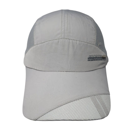 Sports Slideback 5 Panel Hat Gray One Size Adjustable Solid Outdoor