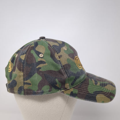 O'Reilly Auto Parts Strapback Baseball Cap Multicolor OS Adjustable Camouflage
