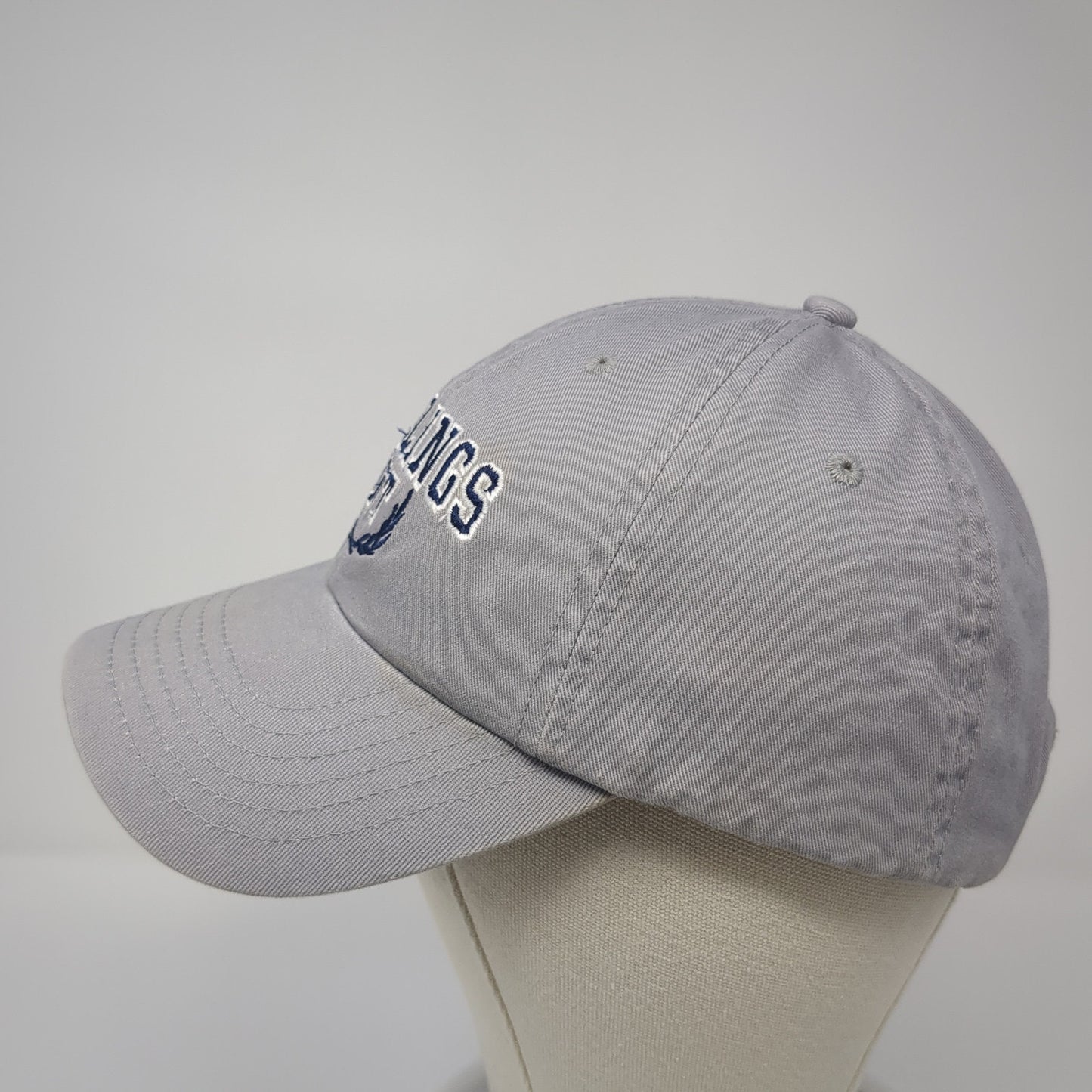 Billings MT Slideback Baseball Cap Gray One Size Adjustable Embroidered 6 Panel
