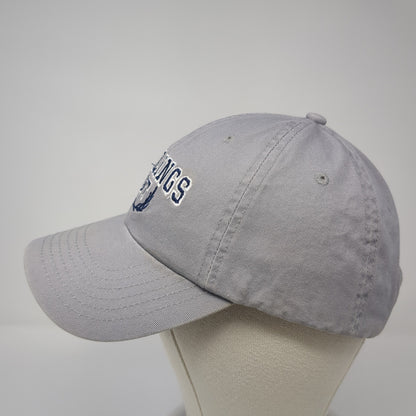 Billings MT Slideback Baseball Cap Gray One Size Adjustable Embroidered 6 Panel