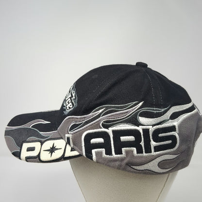 Polaris Fire on Ice 50th Anniversary Black Baseball Cap One Size Strapback