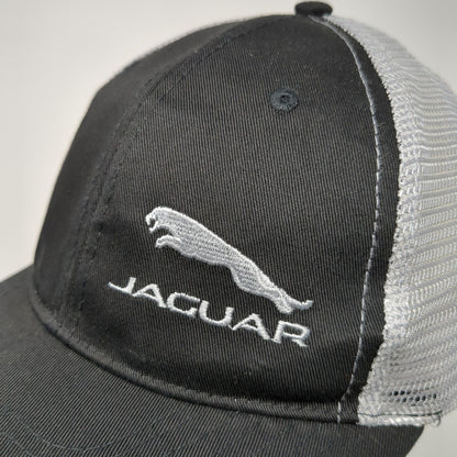 Jaguar Boise Snapback Mesh Back Hat Black Gray OSFA Embroidered Logo