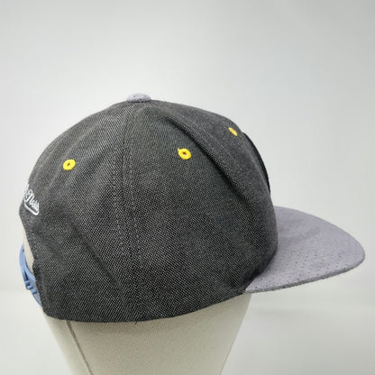 Minnesota Timberwolves NBA Mitchell & Ness Snapback Hat Gray One Size Perforated