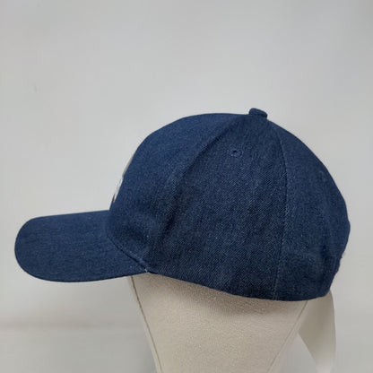 Panthers Strapback Hat Blue OSFA Adjustable Graphic Print Vitronic W/Tags