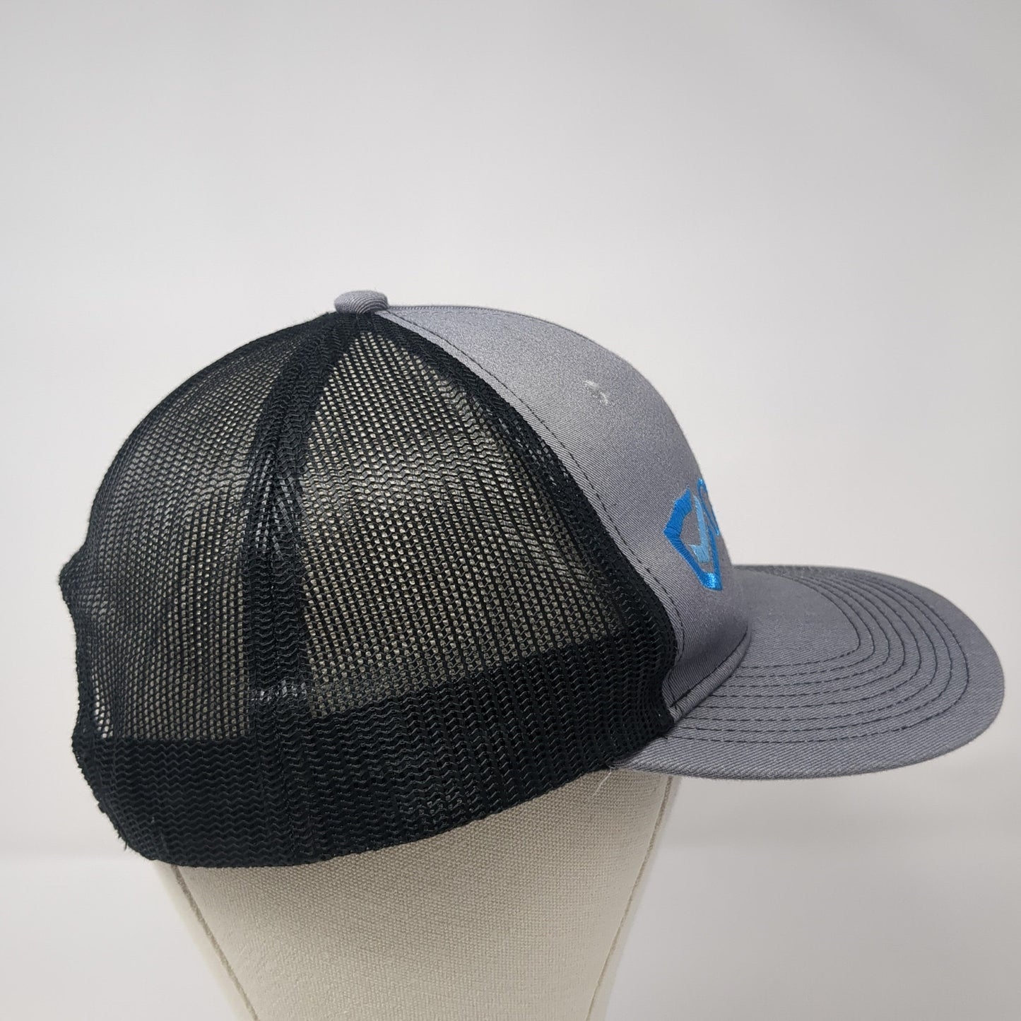 CarShield Snapback Trucker Hat Gray One Size Mesh Back Port Authority