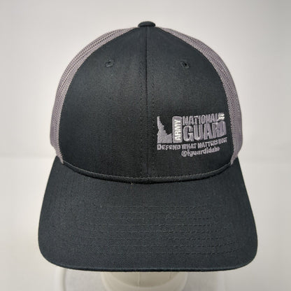 Idaho Army National Guard Snapback Trucker Hat Black M/L Richardson